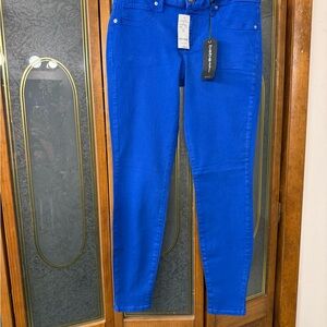 Boho Chic Women's Skinny Fit Jeans - Royal Blue by BEBE, these are BRAND NEW
